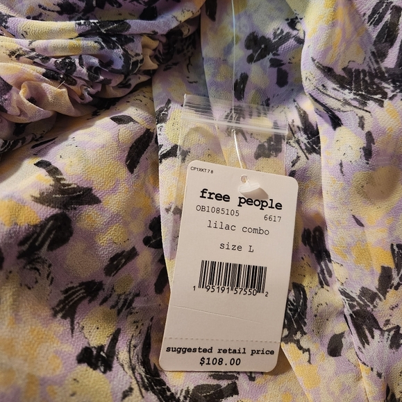 New Free People Blouse - Picture 3 of 3